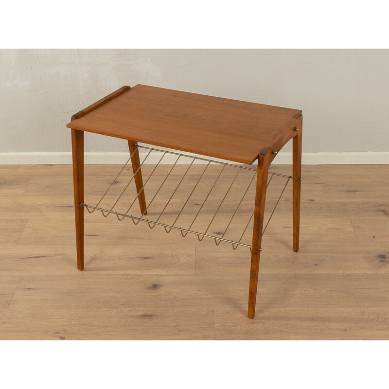 Vintage solid wood side table, Germany 1950