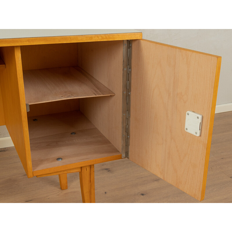 Vintage freestanding desk in ashwood veneer, Germany 1960