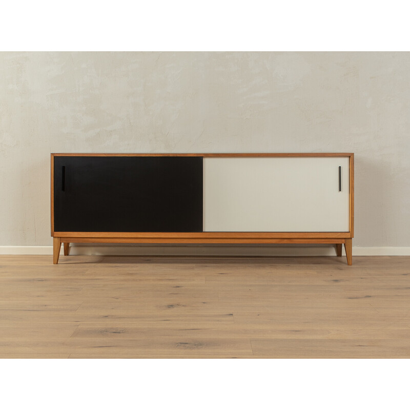 Vintage walnut veneer sideboard by Georg Satink for Wk Möbel, Germany 1950