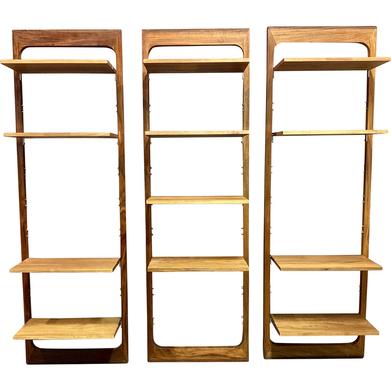 Lot de 3 étagères modulables scandinave vintage, 1960