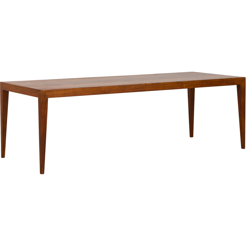 Deense mid century rozenhouten salontafel van Severin Hansen voor Haslev, 1960