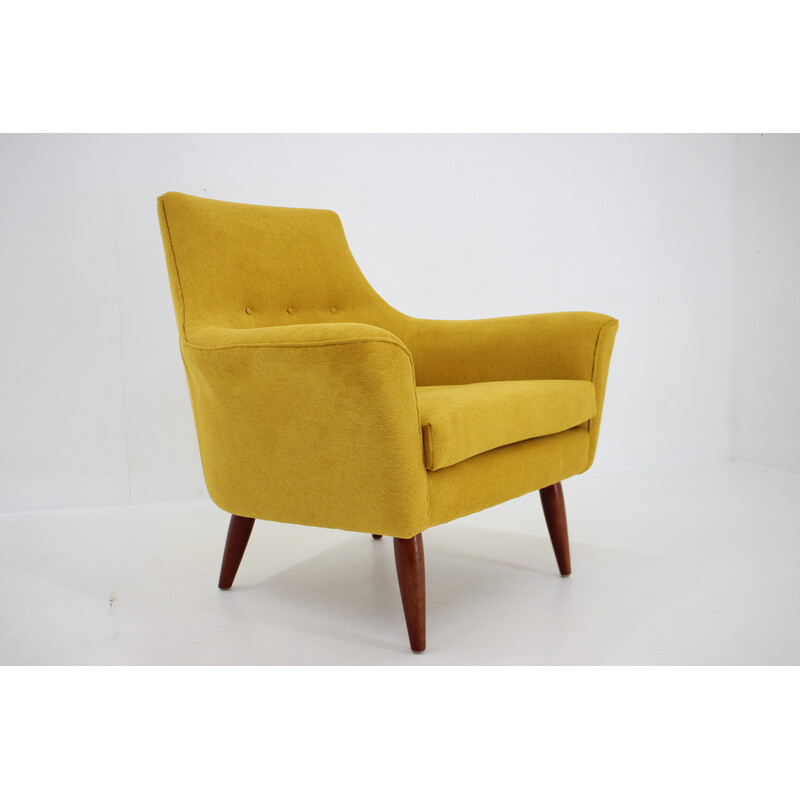 Vintage gestoffeerde fauteuil, 1960