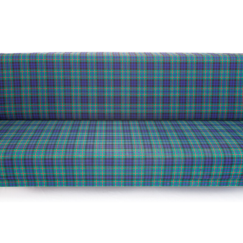 Paar 4-Sitzer Vintage-Sofas in Tartan-Stoff, 1960