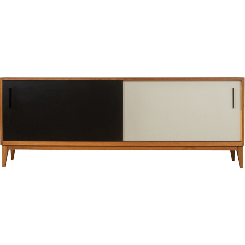 Vintage walnut veneer sideboard by Georg Satink for Wk Möbel, Germany 1950