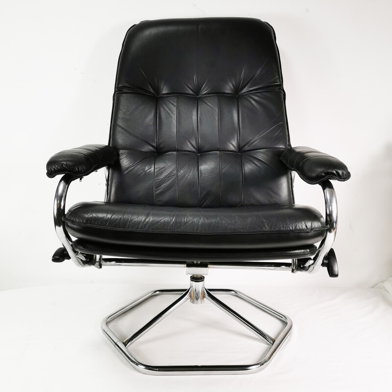 Modernistische vintage fauteuil van Unico, Denemarken 1970