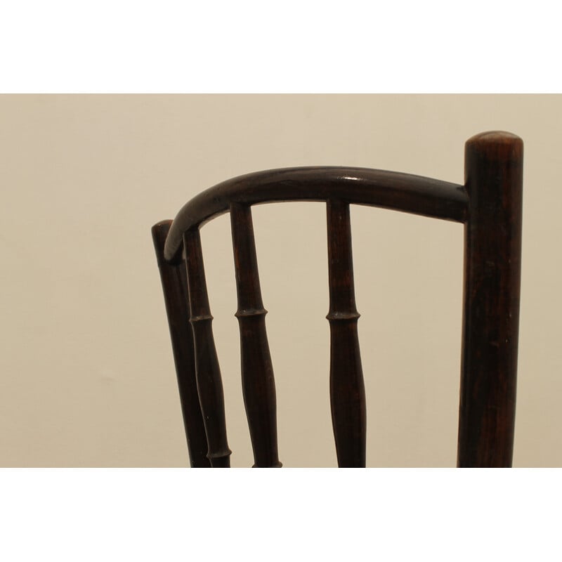 Vintage Stuhl aus Buchenholz von Thonet, Tschechoslowakei 1930er Jahre