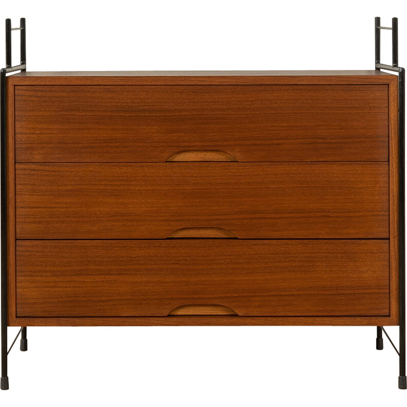 Vintage teak veneer chest of drawers by Whb, Germany 1960