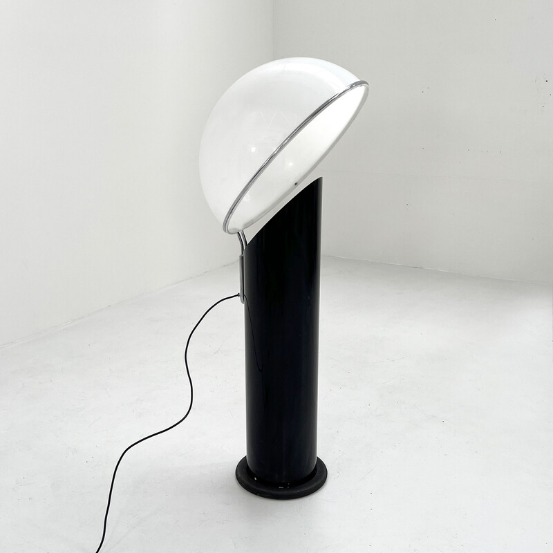 Vintage black Ciot floor lamp by Ennio Chiggio for Lumenform, 1970s