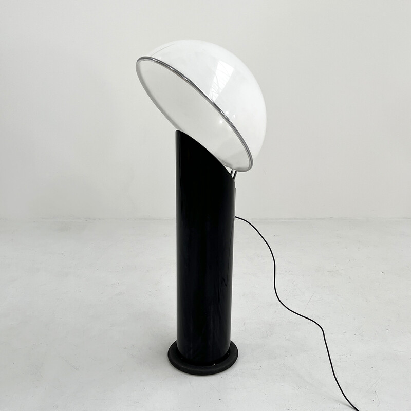 Vintage black Ciot floor lamp by Ennio Chiggio for Lumenform, 1970s