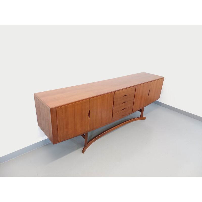 Vintage Scandinavian teak sideboard by Johannes Andersen for Hans Bech, 1960