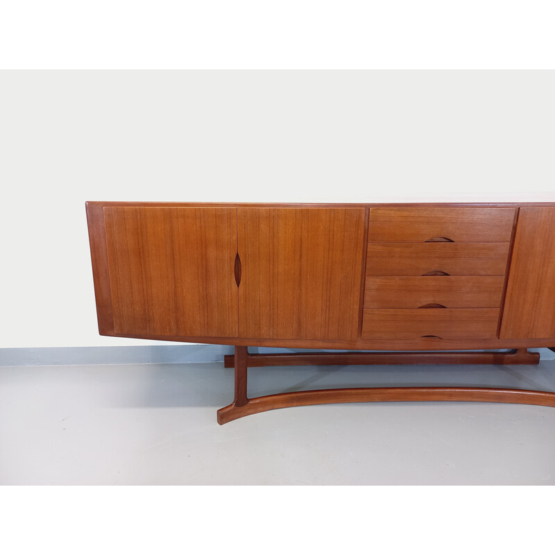 Vintage Scandinavian teak sideboard by Johannes Andersen for Hans Bech, 1960