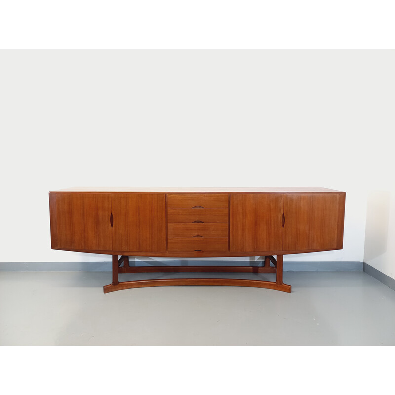 Vintage Scandinavian teak sideboard by Johannes Andersen for Hans Bech, 1960