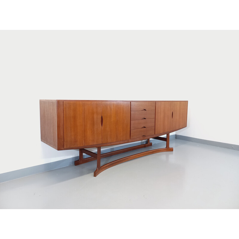 Enfilade scandinava vintage in teak di Johannes Andersen per Hans Bech, 1960