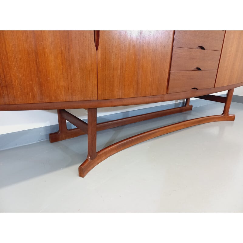 Enfilade vintage scandinave en teck par Johannes Andersen pour Hans Bech, 1960