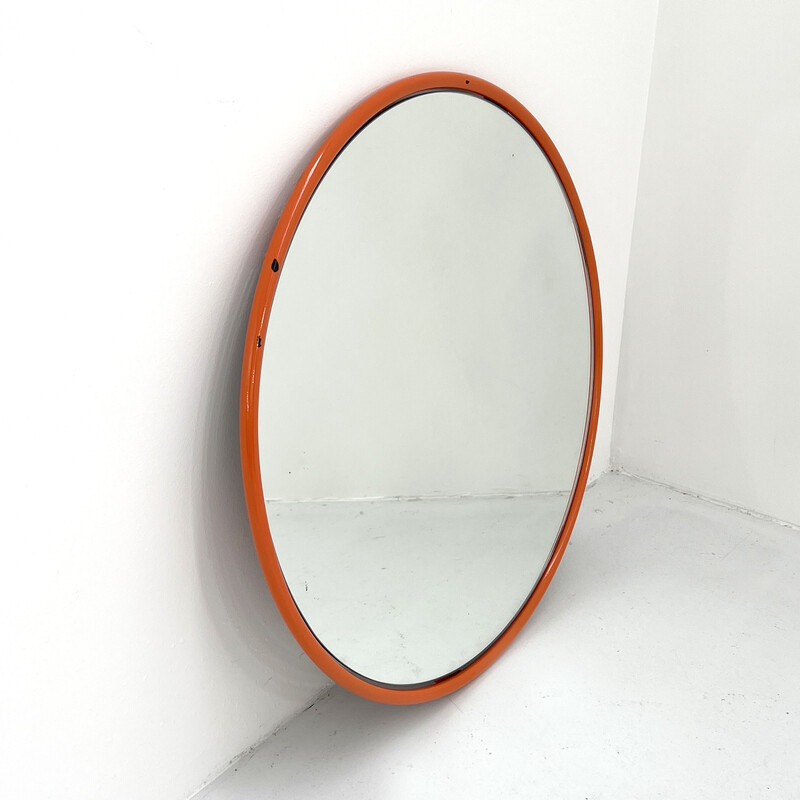 Espelho laranja vintage da Flyline, anos 80