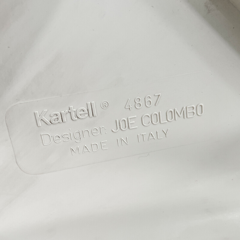 Vintage Universale chair model 4867 by Joe Colombo for Kartell, 1970