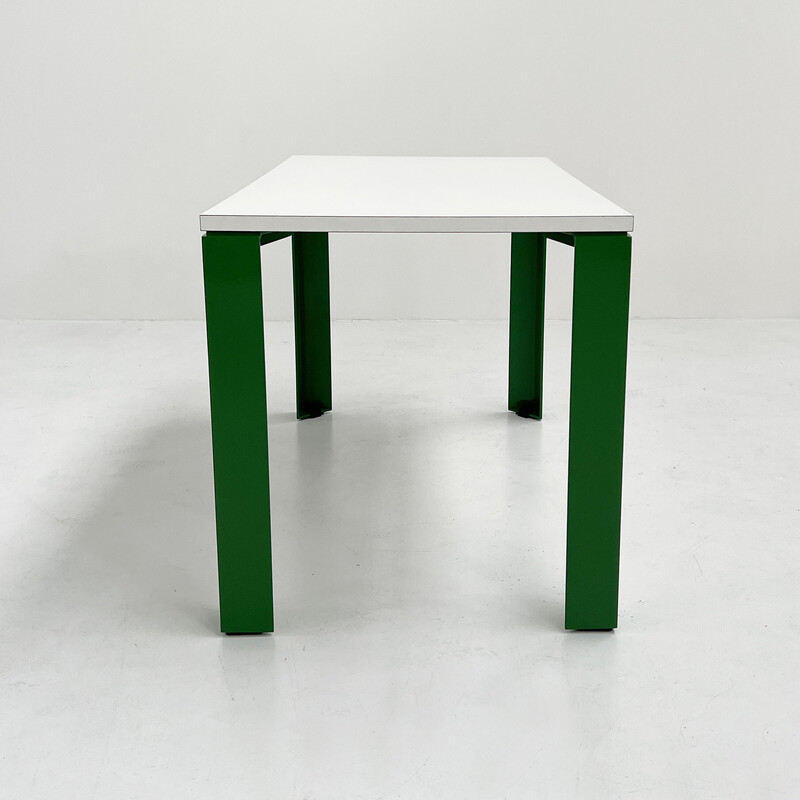 Vintage Eretteo dining table with green legs by Örni Halloween for Artemide, 1970