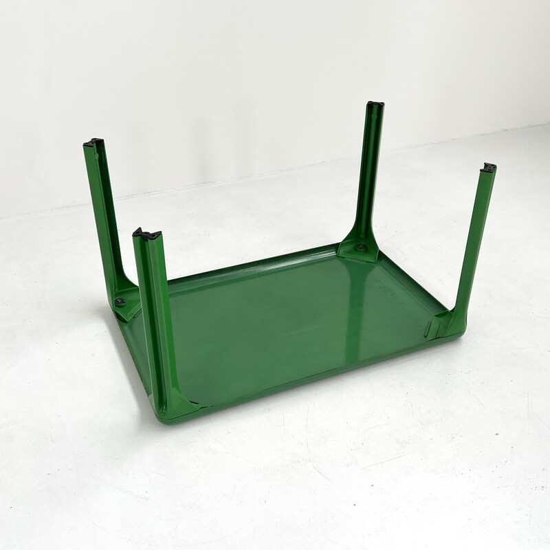 Vintage Stadio 120 green dining table by Vico Magistretti for Artemide, 1970