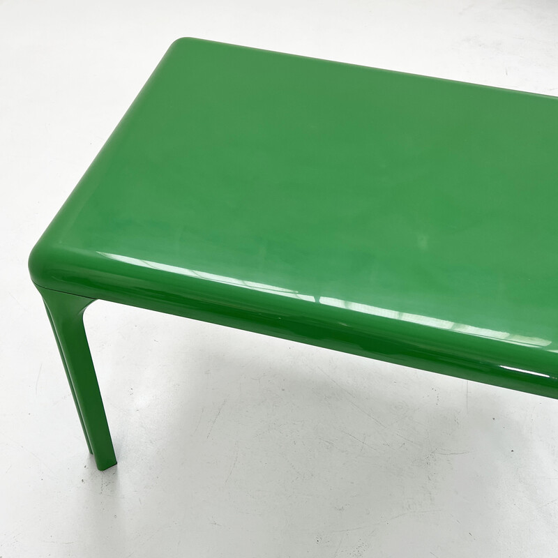 Vintage Stadio 120 green dining table by Vico Magistretti for Artemide, 1970