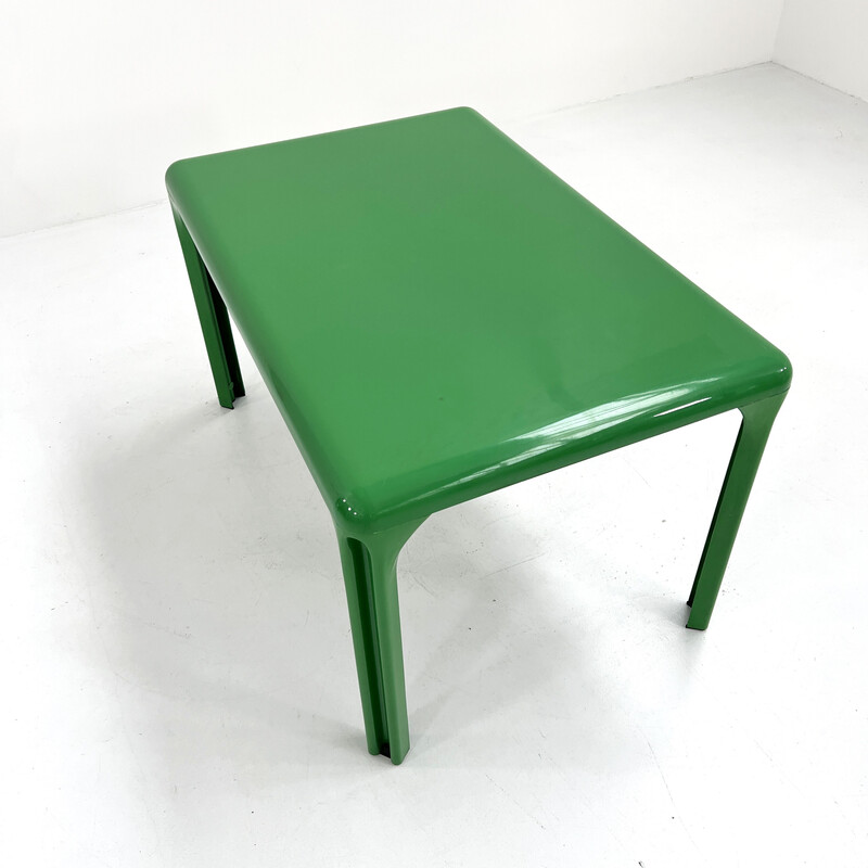 Vintage Stadio 120 green dining table by Vico Magistretti for Artemide, 1970