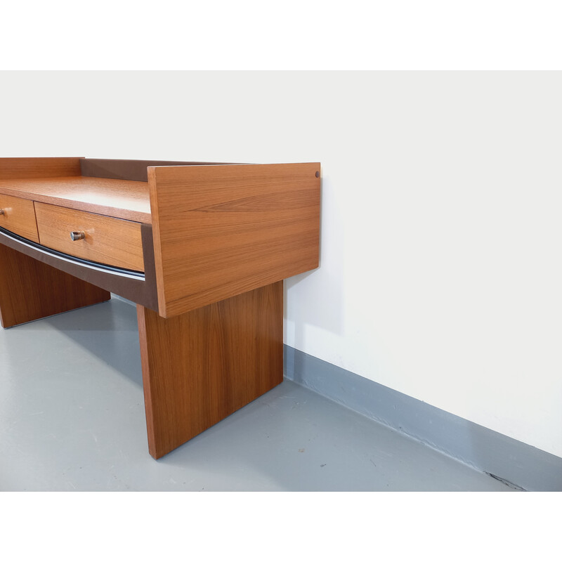 Tavolino da toilette scandinavo in teak, 1960-1970