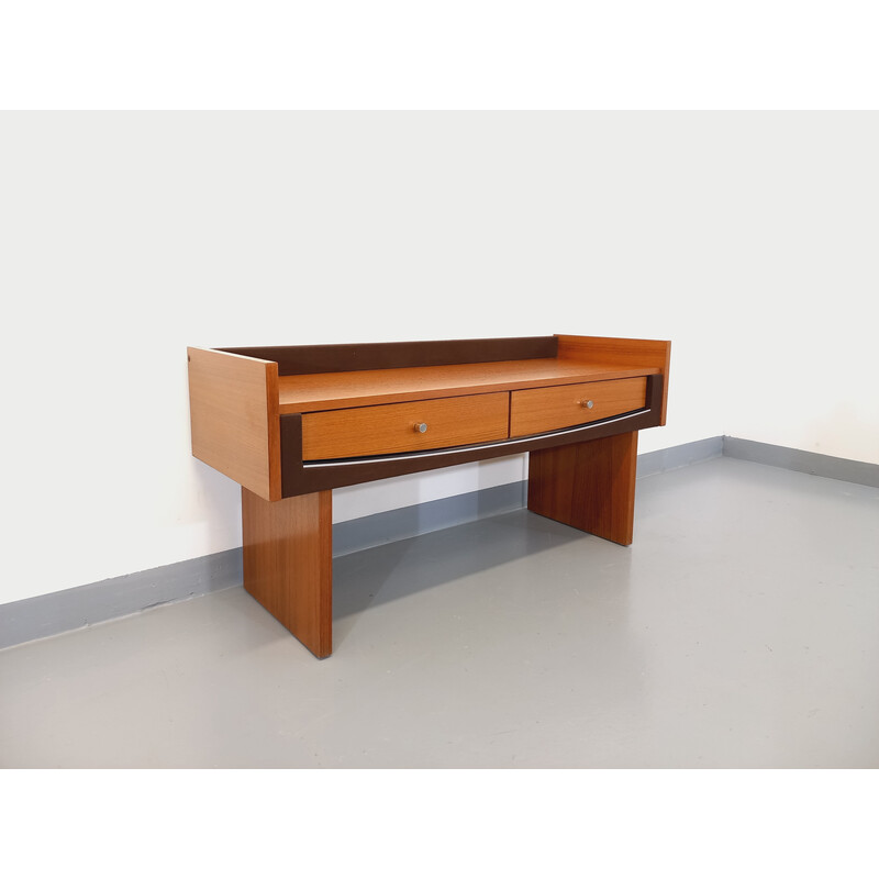 Tavolino da toilette scandinavo in teak, 1960-1970