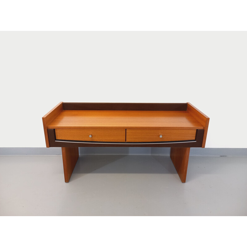 Tavolino da toilette scandinavo in teak, 1960-1970