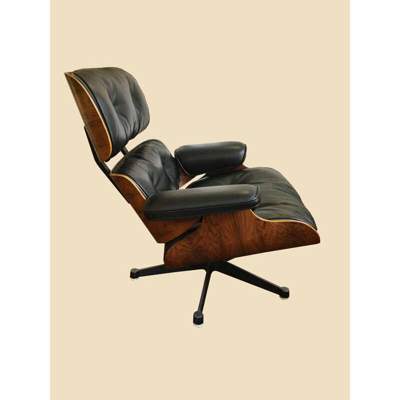 Fauteuil "lounge chair" Charles et Ray Eames, édition Mobilier International, Herman Miller - 1970