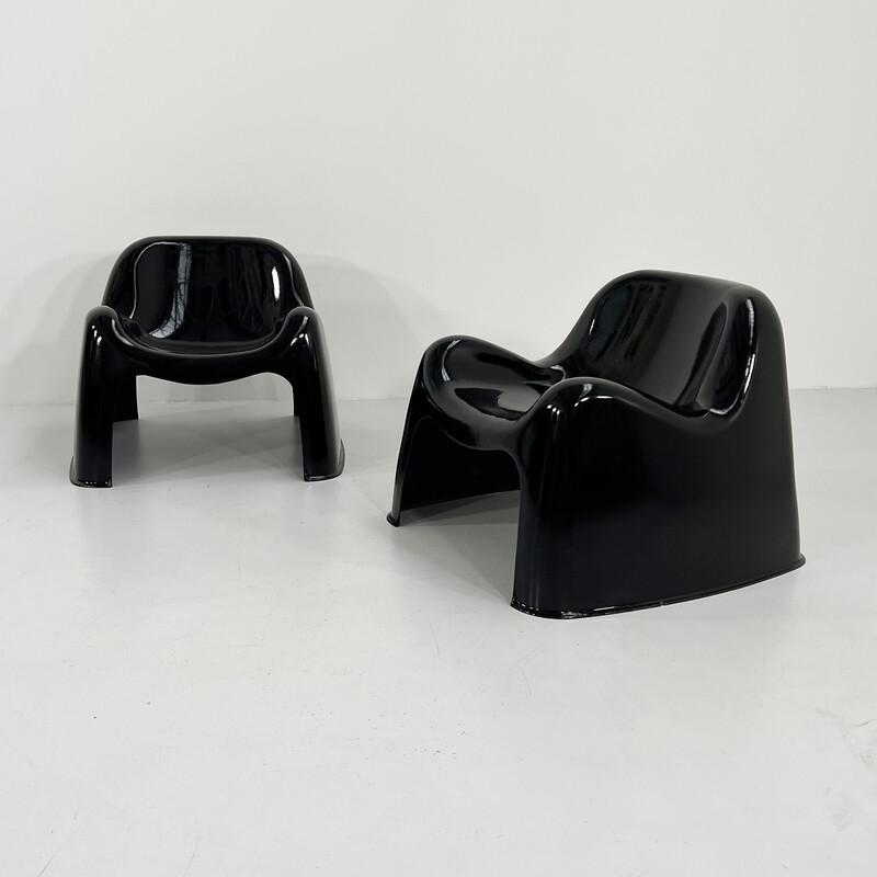 Paar Vintage-Sessel Toga von Sergio Mazza für Artemide, 1960