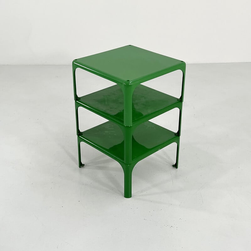 Set of 3 vintage Demetrio 45 side tables by Vico Magistretti for Artemide, 1970s