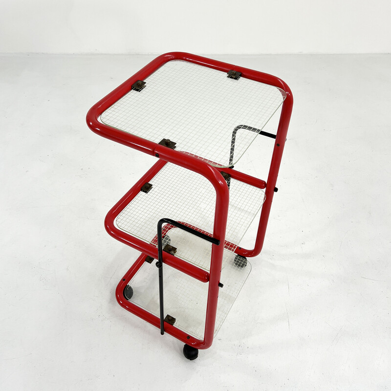 Carrello metallico d'epoca, 1980