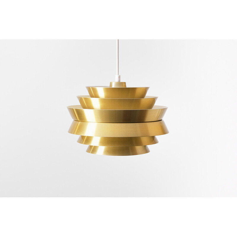 Trava vintage pendant lamp by Carl Thore for Granhaga Metallindustri A/B, Sweden 1960