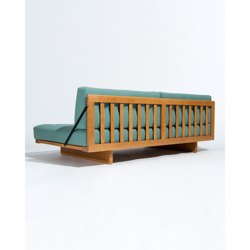Sofá-cama vintage em carvalho de Borge Mogensen para Fredericia Stolefabrik, 1950