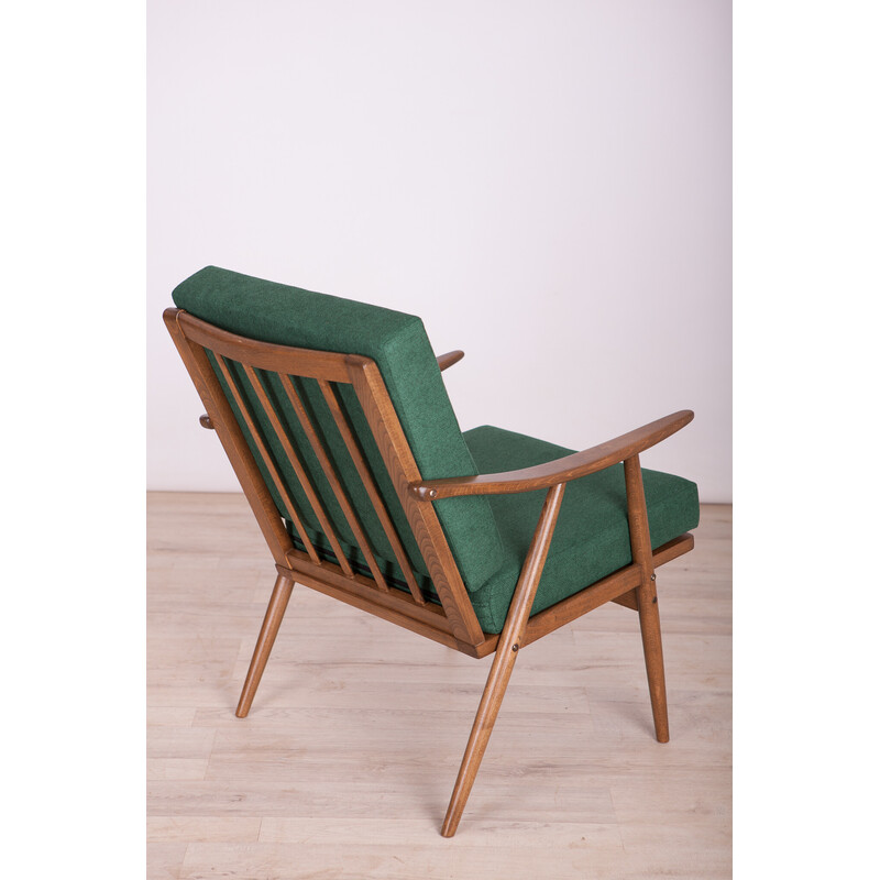 Vintage beechwood armchair by Ton, Czechoslovakia 1960