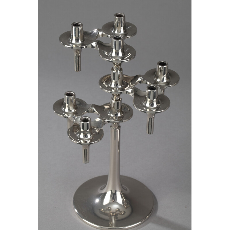 Pair of modular candelabra "Orion" by Fritz Nagel for BMF - 1960s