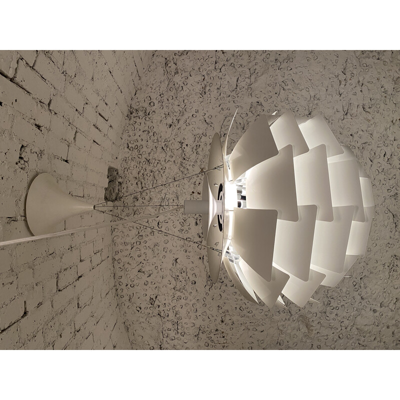 Vintage Ph artichoke white pendant lamp by Poul Henningsen for Louis Poulsen