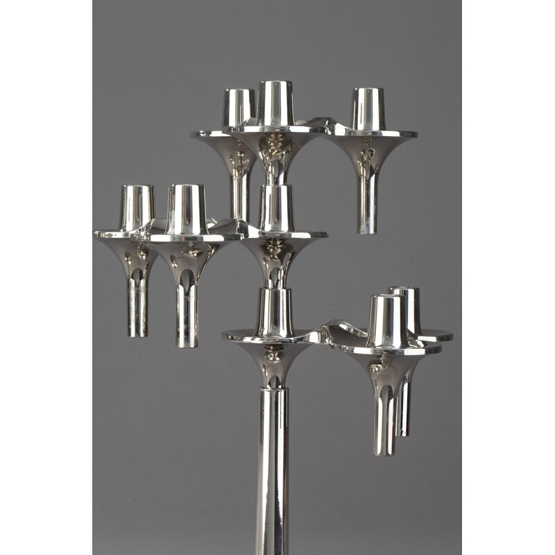 Pair of modular candelabra "Orion" by Fritz Nagel for BMF - 1960s