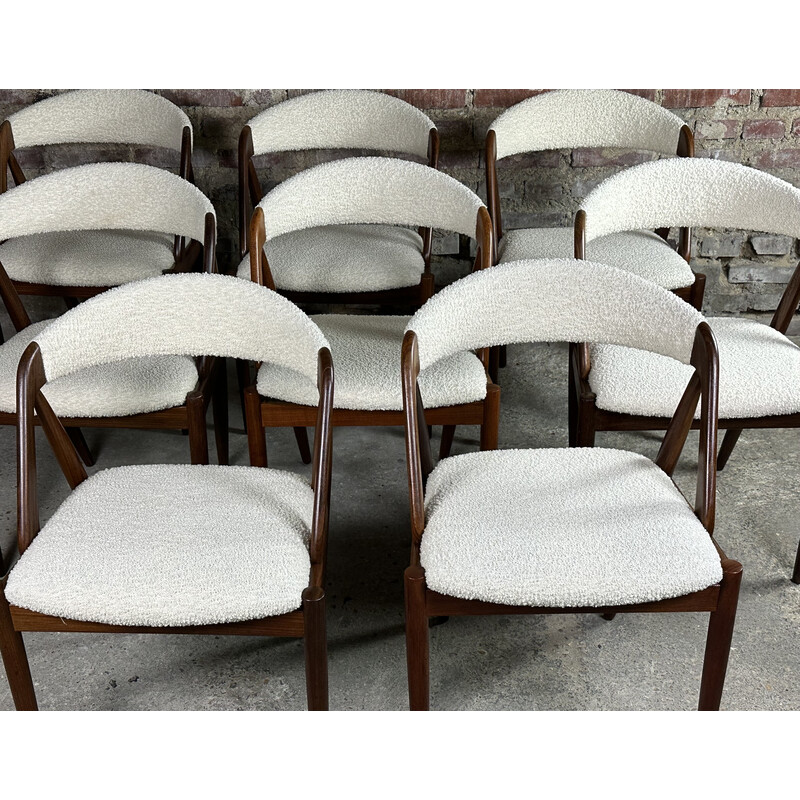 Set von 8 Vintage-Stühlen Modell 31 von Kaï Kristiansen, 1960