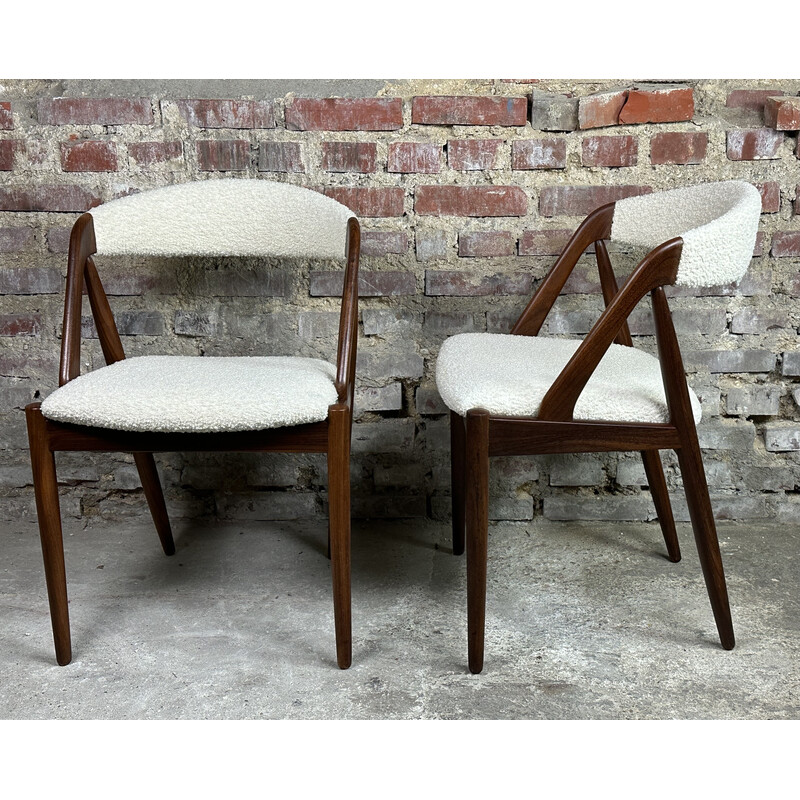 Set of 8 vintage chairs model 31 by Kaï Kristiansen, 1960