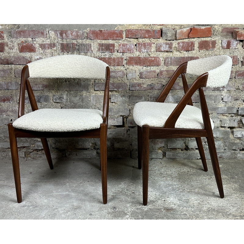 Set van 8 vintage stoelen model 31 van Kaï Kristiansen, 1960