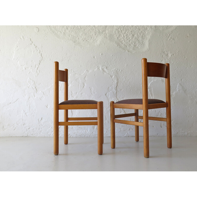 Pair of vintage upholstered chairs, Sweden 1960