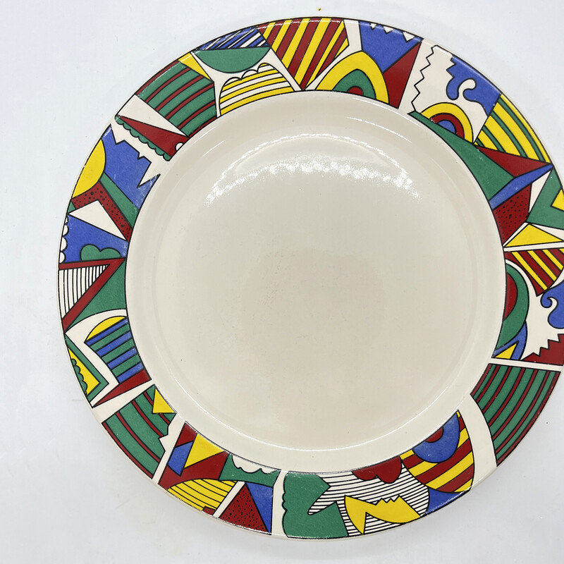 Assiette à dîner vintage "Tułowice" en porcelaine, Pologne 1980