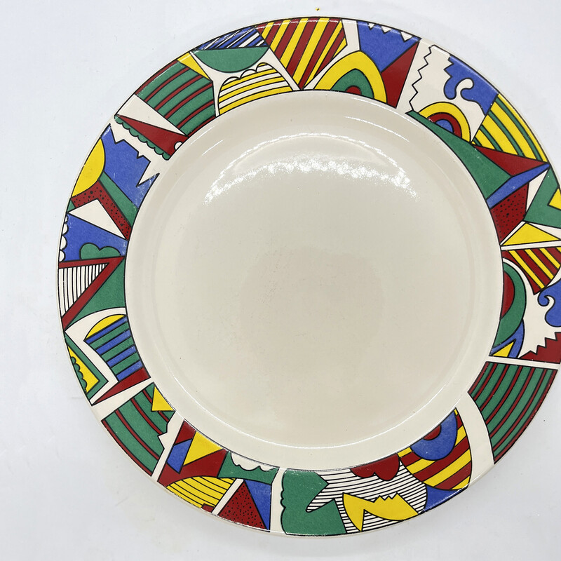 Vintage dinner plate "Tułowice" in porcelain, Poland 1980s
