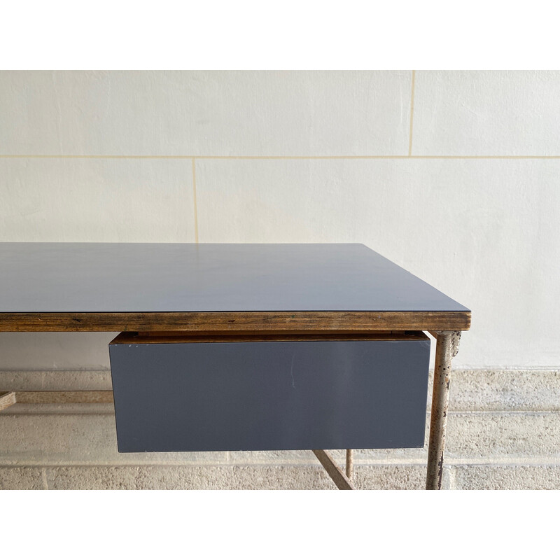 Vintage Cm174 desk by Pierre Paulin for Thonet, 1950