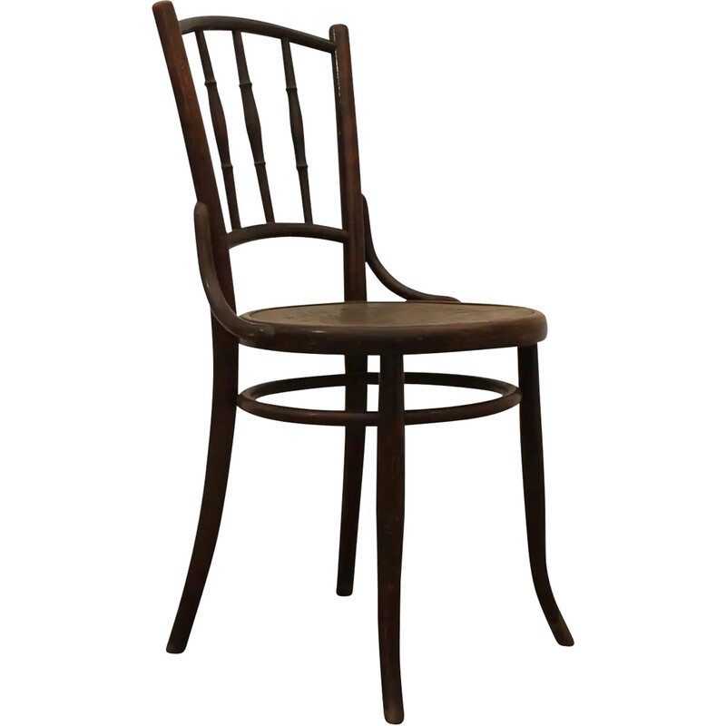 Vintage Stuhl aus Buchenholz von Thonet, Tschechoslowakei 1930er Jahre