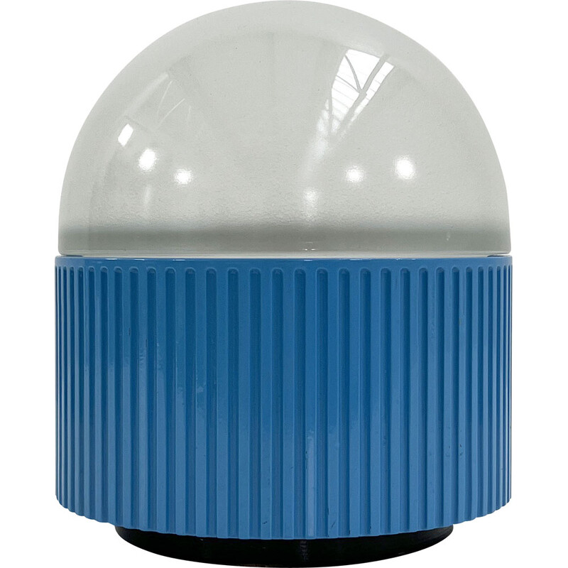 Vintage blue Bulbo table lamp by R. Barbieri and G. Marianelli for Tronconi, 1980s