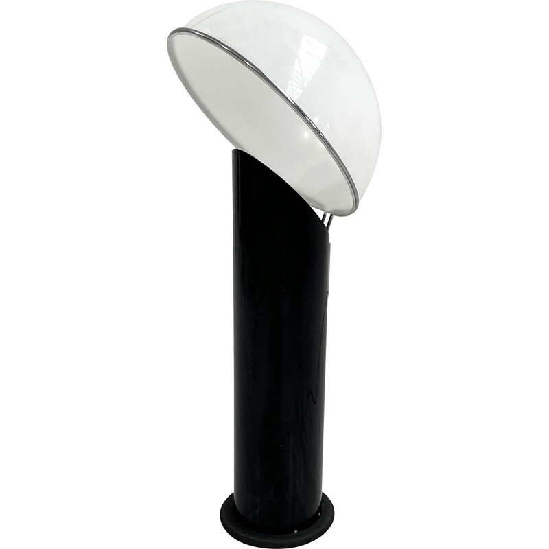 Vintage black Ciot floor lamp by Ennio Chiggio for Lumenform, 1970s