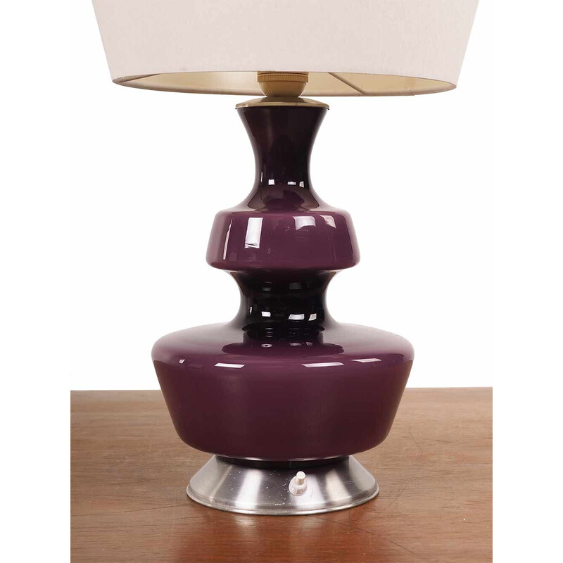 Vintage Holmegaard table lamp, Denmark