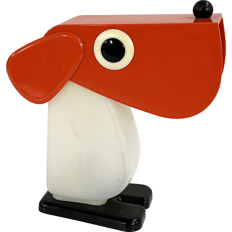 Vintage dog-shaped table lamp by Fernando Cassetta for Tacman, 1970