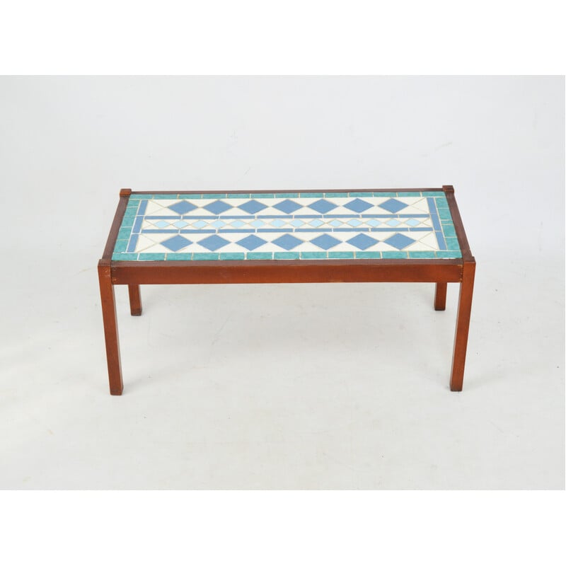 Vintage mosaic coffee table, 1970s